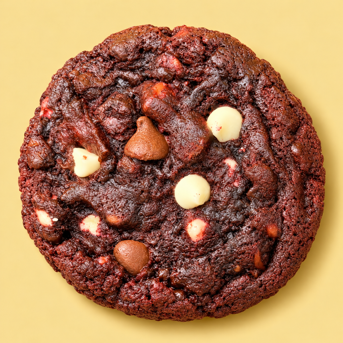 AI-styled Red Velvet portrait based on our real cookie photography